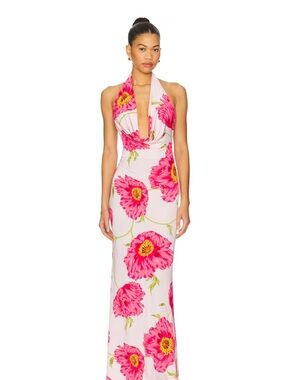 NWT AFRM Imade Dress in Oversized Peony